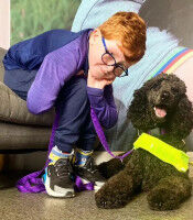 Parents see quality of life improvements in children with impaired walking thanks to mobility assistance dogs